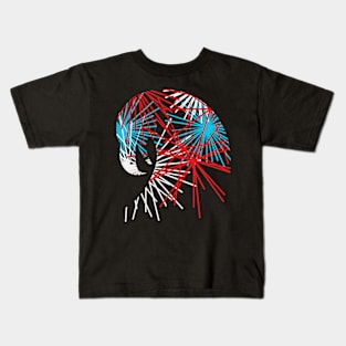 Eagle Fireworks Silhouette Kids T-Shirt